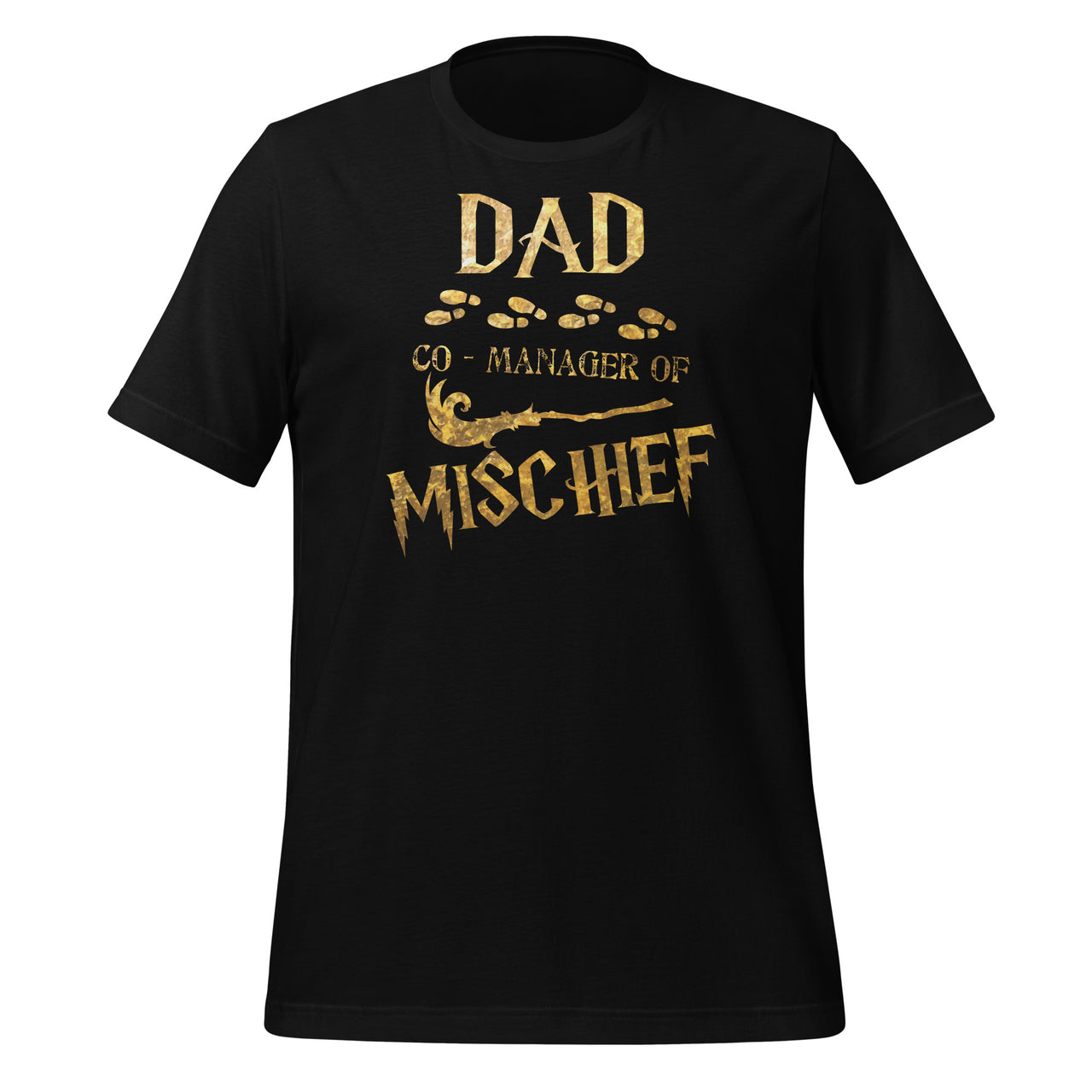 Magical Dad Manager of Mischief Birthday Family Matching Unisex T-shirt