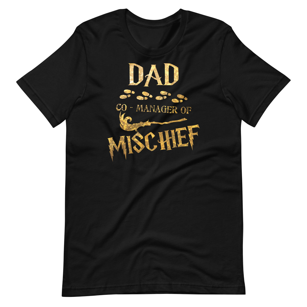 Magical Dad Manager of Mischief Birthday Family Matching Unisex T-shirt