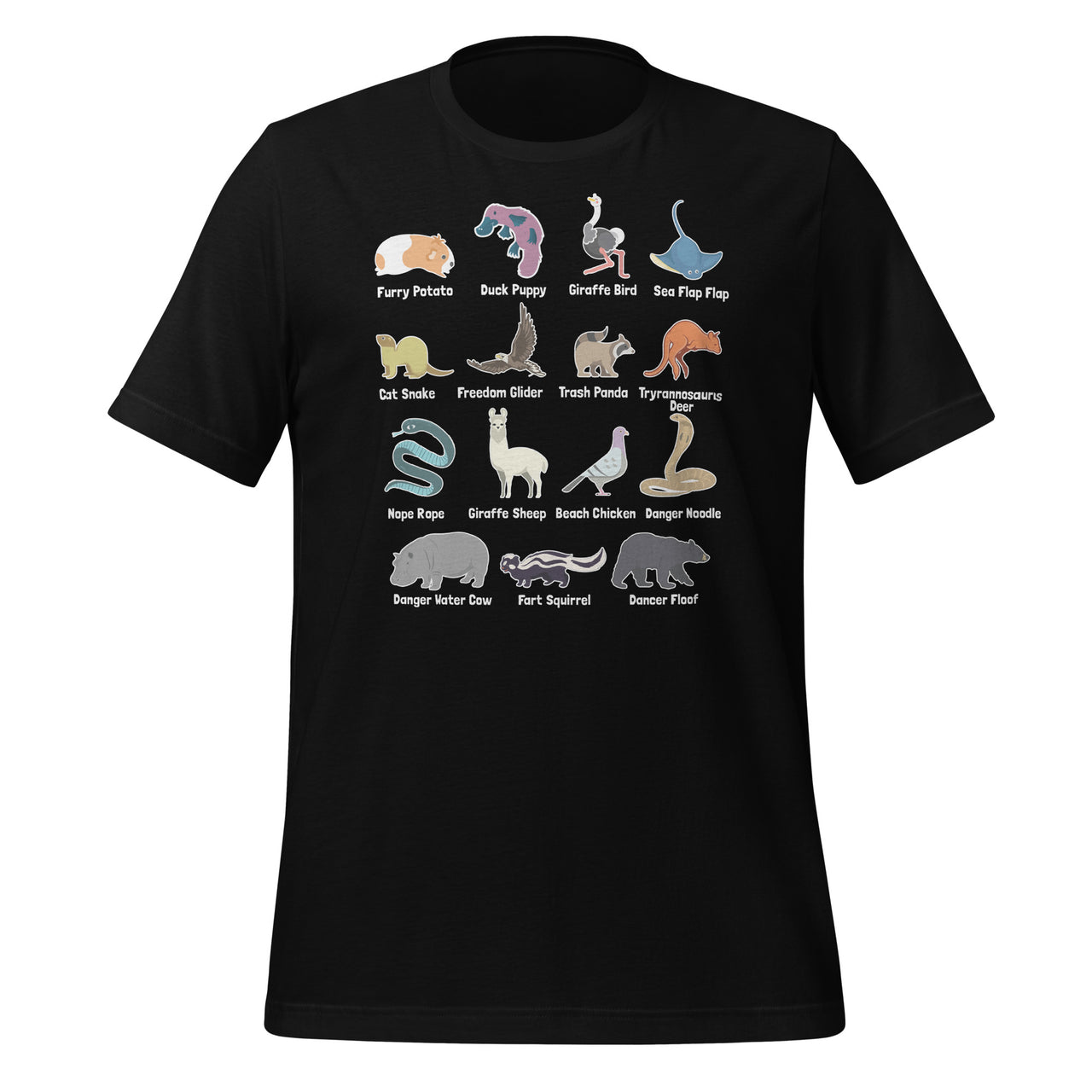 Animals Of The World - Rare Exotic Animals Funny Memes Gift Unisex T-shirt