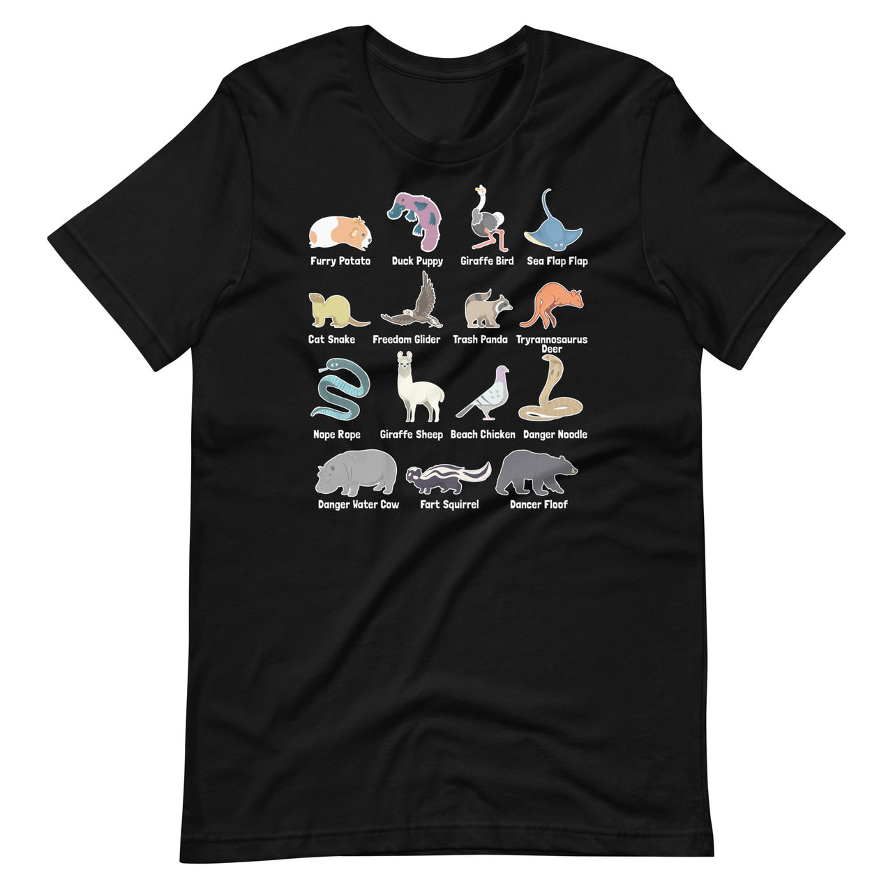 Animals Of The World - Rare Exotic Animals Funny Memes Gift Unisex T-shirt