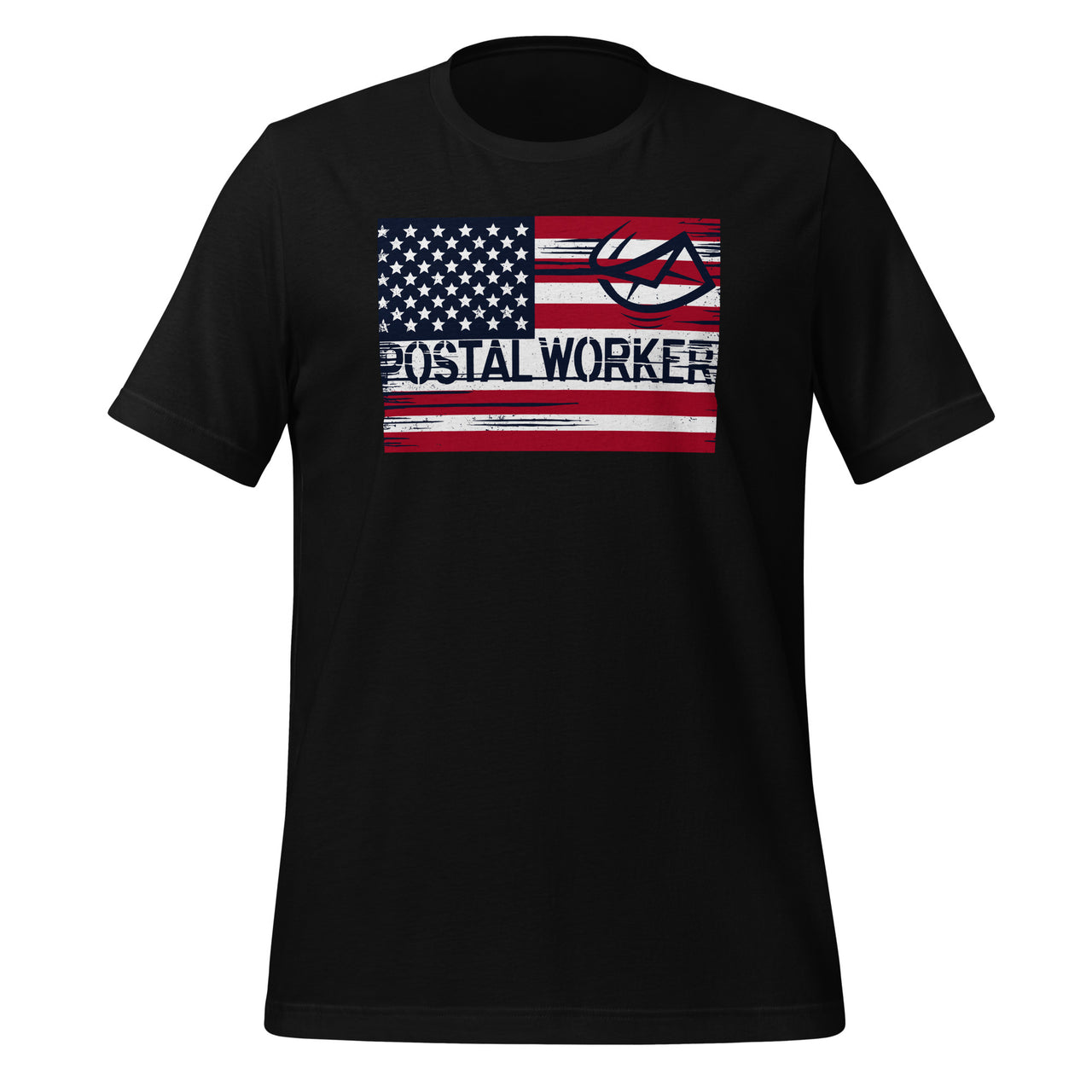 Postal Worker Day USA American Flag US Mail Carrier Unisex T-Shirt