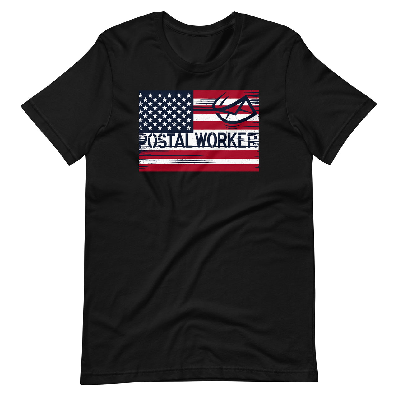 Postal Worker Day USA American Flag US Mail Carrier Unisex T-Shirt