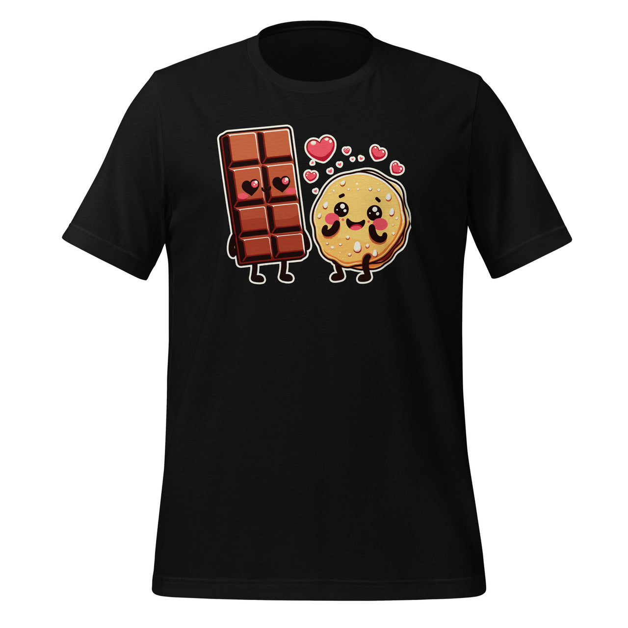 Choco And Pancake Couples Love Matching Chocolate Day Unisex T-Shirt