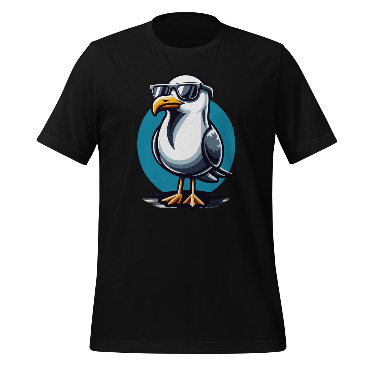 Seagull With Sunglasses Costume Summer And Seabirds Unisex T-Shirt