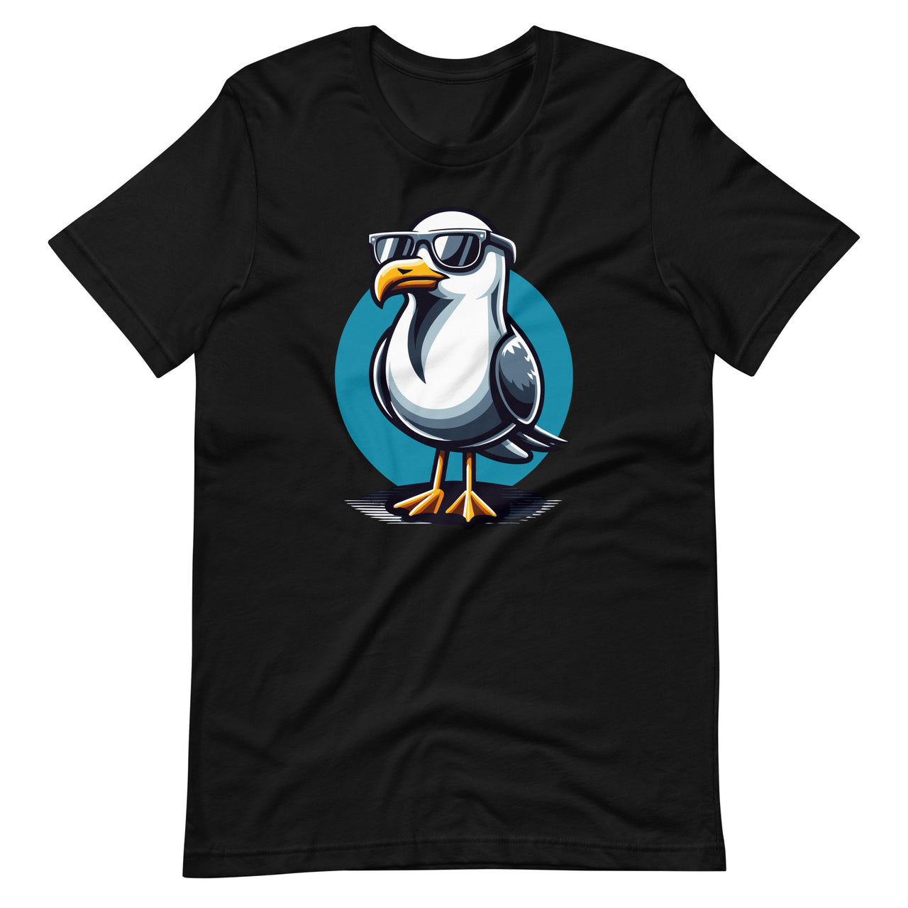 Seagull With Sunglasses Costume Summer And Seabirds Unisex T-Shirt