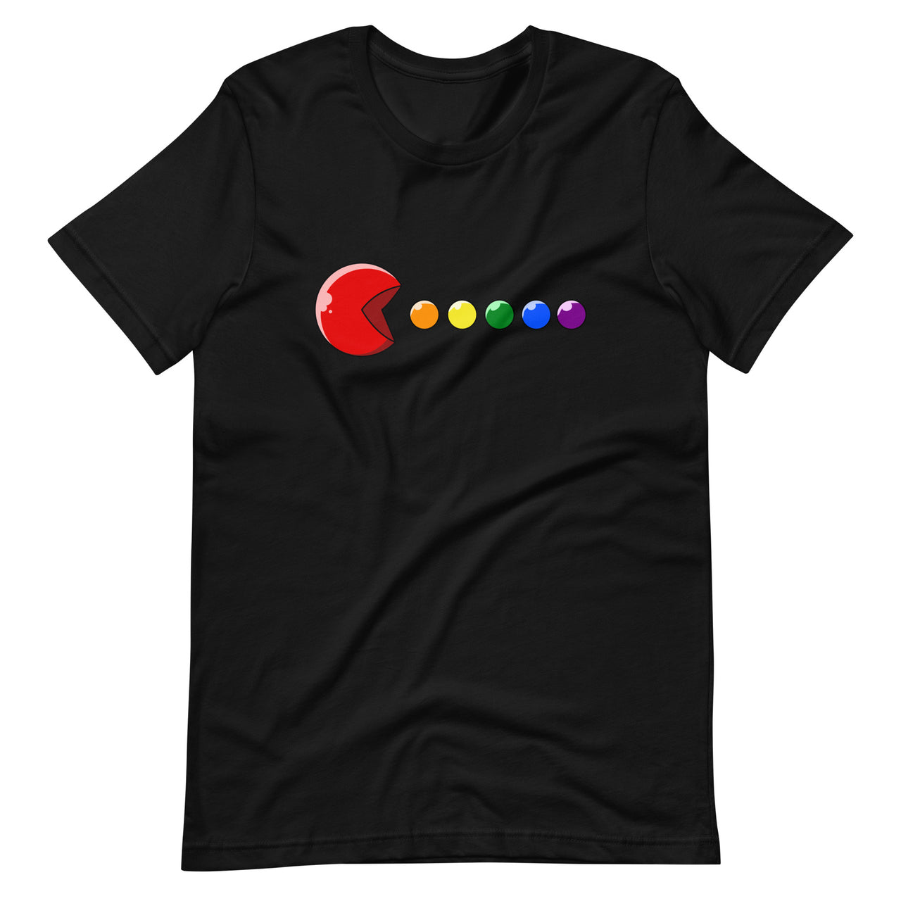 Video Game Rainbow Polka Dot Gay Pride Month LGBTQ Rights Unisex T-Shirt