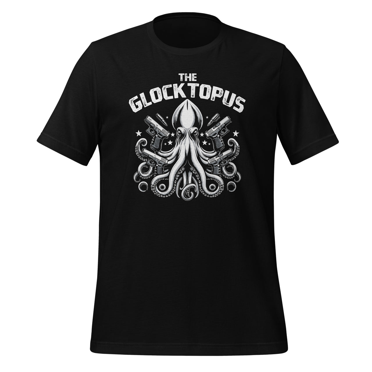 Glocktopus Vintage Squid Octopus Meme Funny Graphic Art Unisex T-Shirt