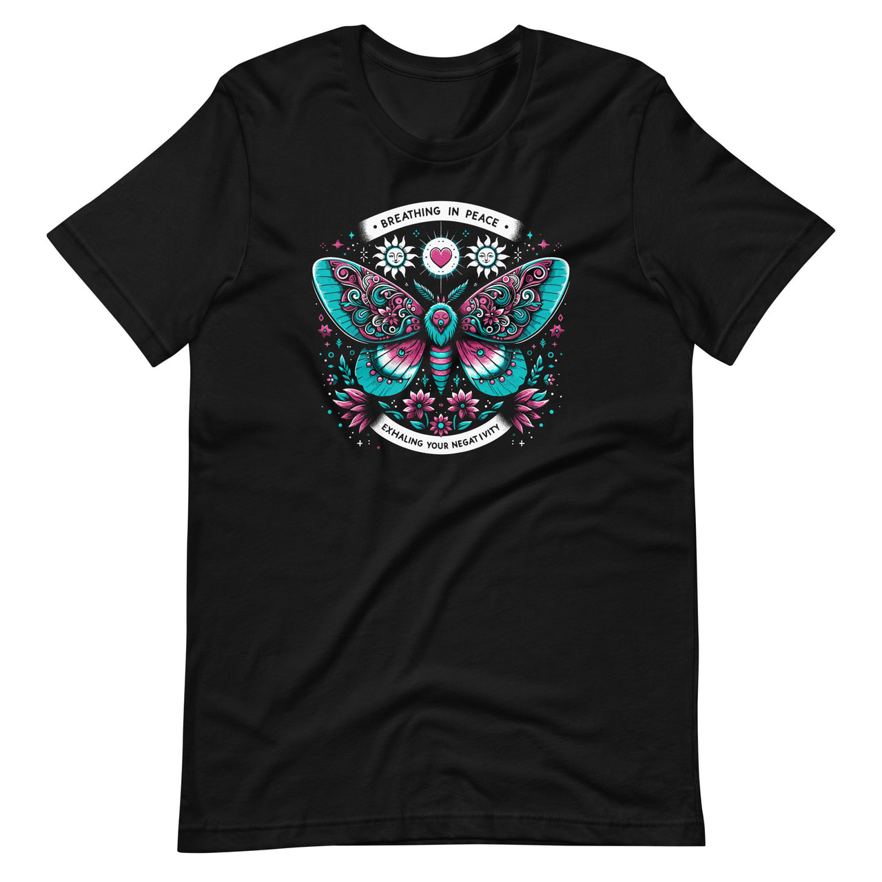 Breathing In Peace Exhaling Your Negativity Meditation Unisex T-Shirt