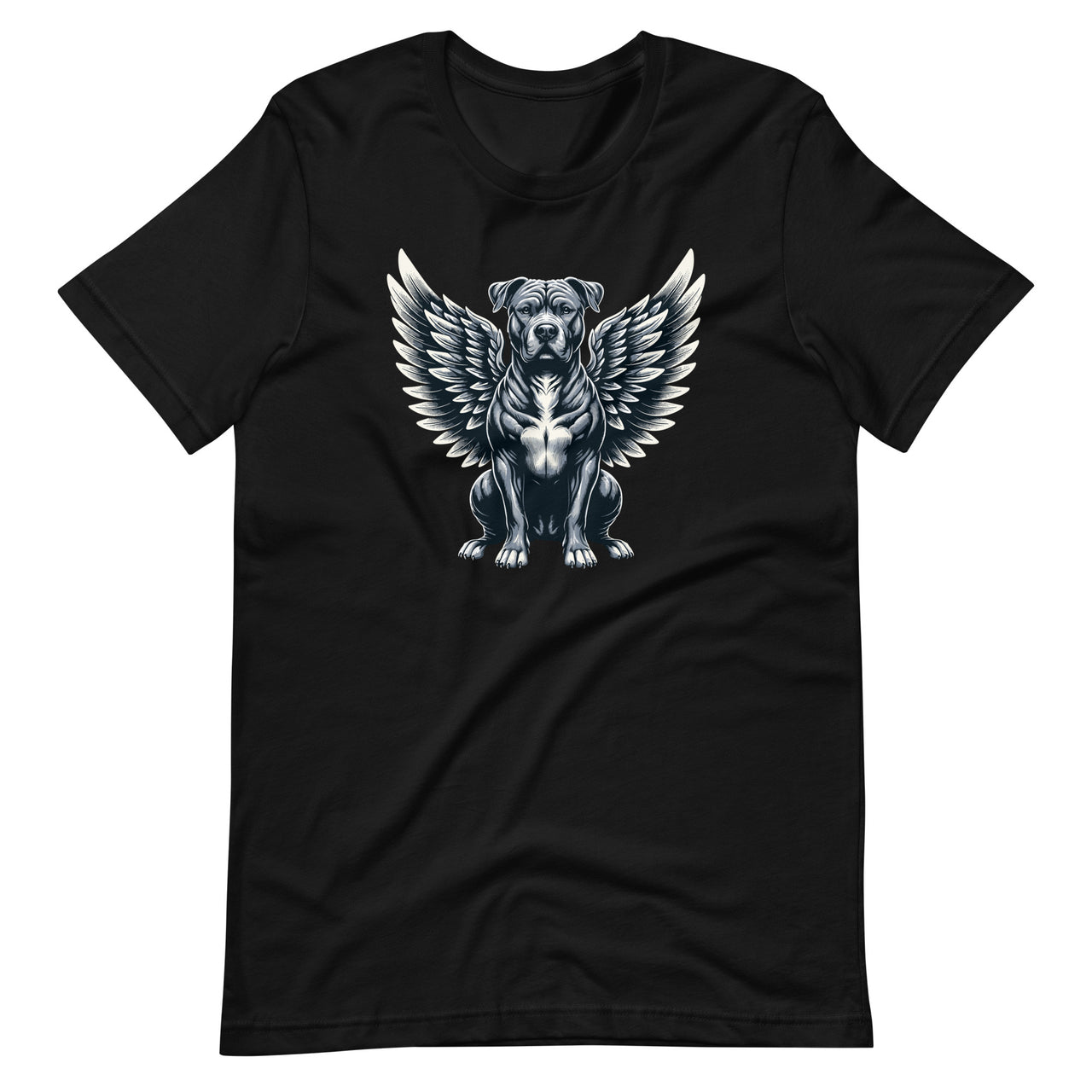 Pitbull Angel Dog With Wings Animal Pet Memorial Unisex T-Shirt