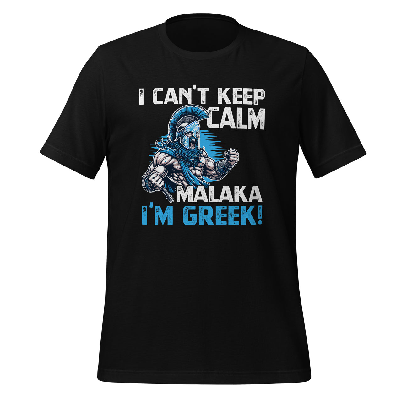 Malaka I Am Greek Proud Spartans Funny Greece Saying Unisex T-Shirt