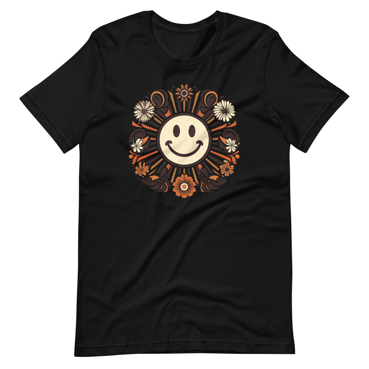 Retro Vintage Smile Good Vibes Motivation Positive Vibes Unisex T-Shirt