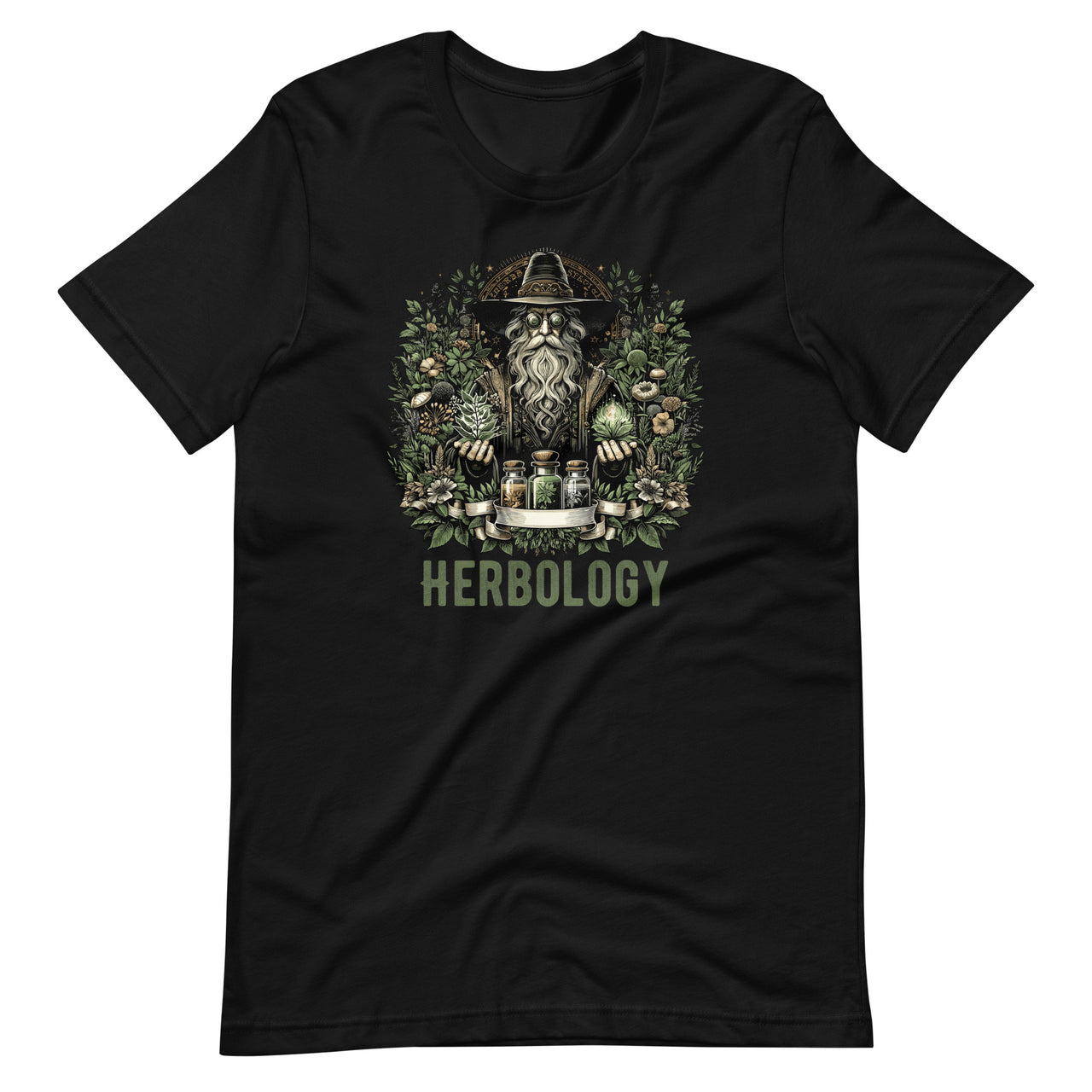 Herbology Magical Herbs Vintage Mystic Plants Unisex T-Shirt