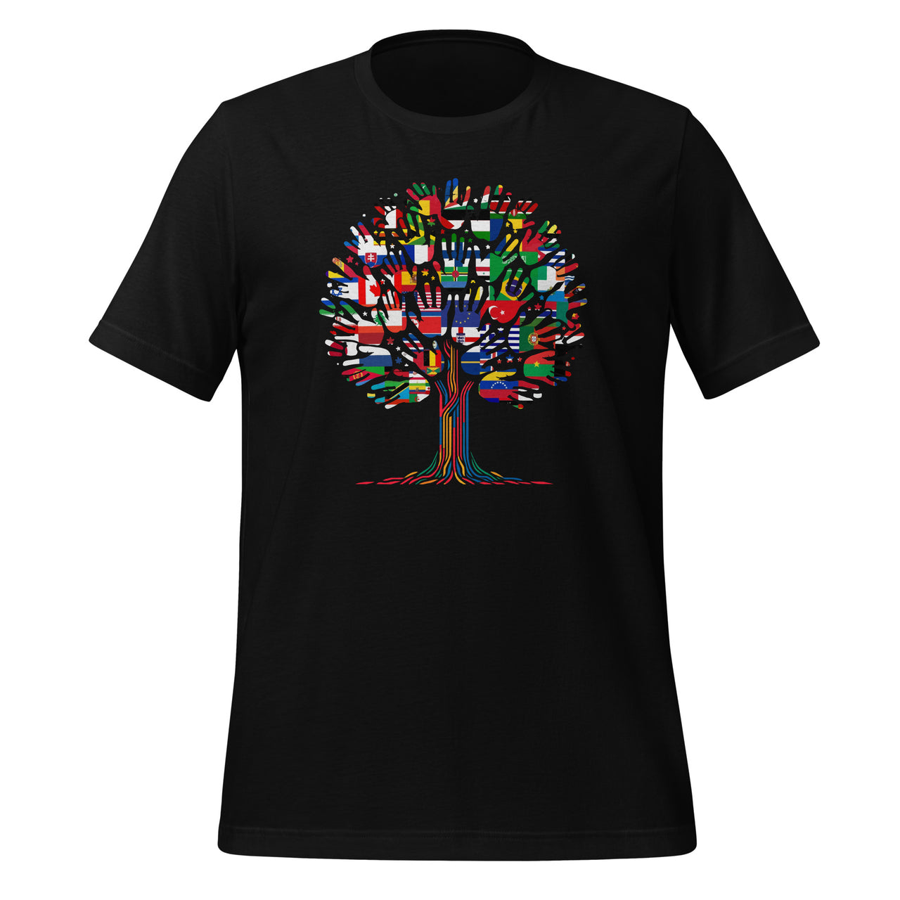 Tree Hands Flag American Pacific Islander Heritage Month Unisex T-Shirt