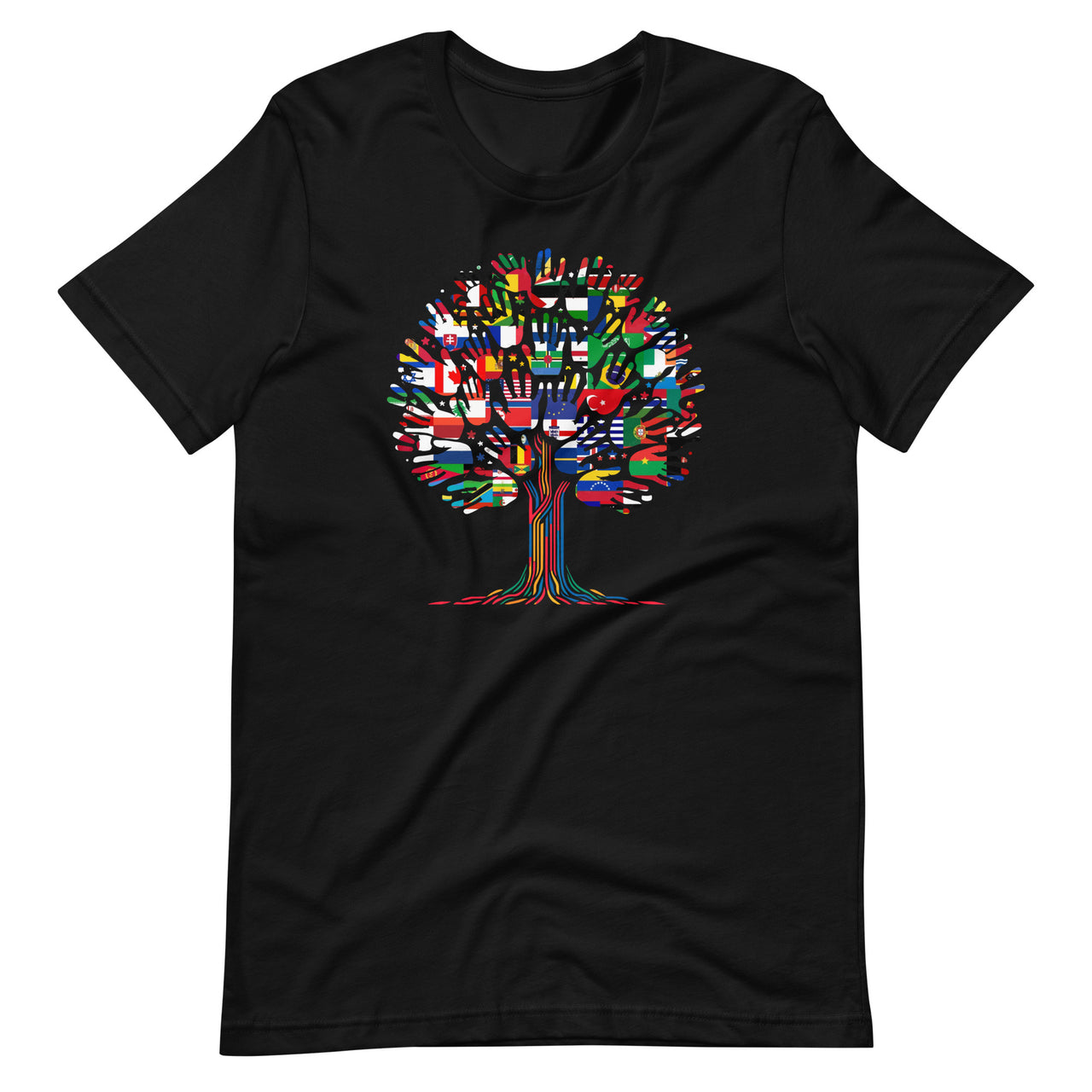 Tree Hands Flag American Pacific Islander Heritage Month Unisex T-Shirt