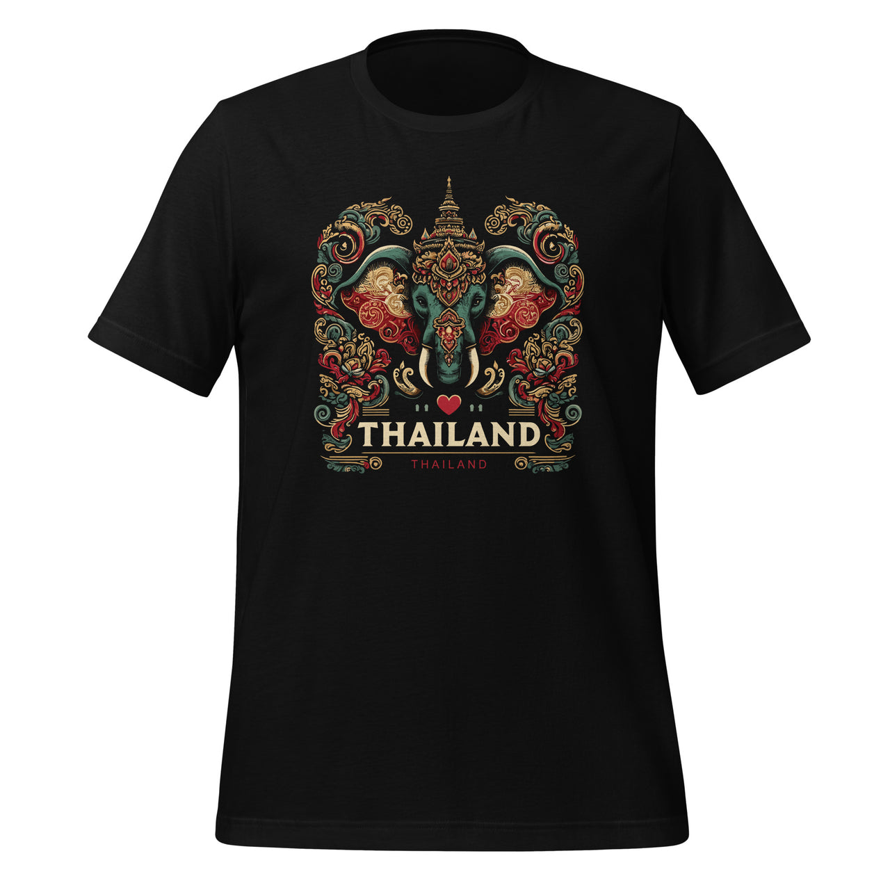 I Love Thailand Elephant Souvenir Vacation Trip Unisex T-Shirt