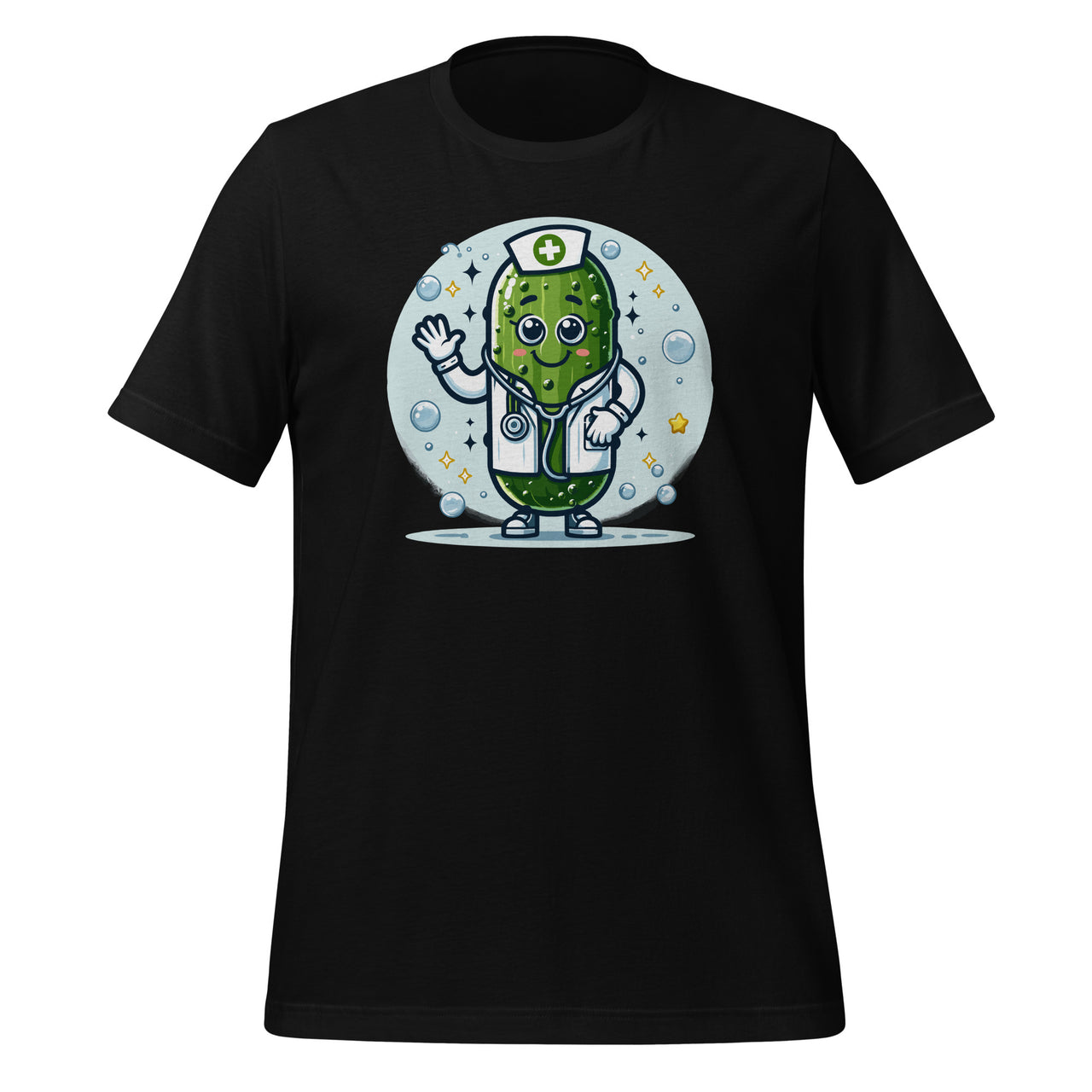 Funny Doctor Nurse Pickle Physician Art Unisex T-Shirt