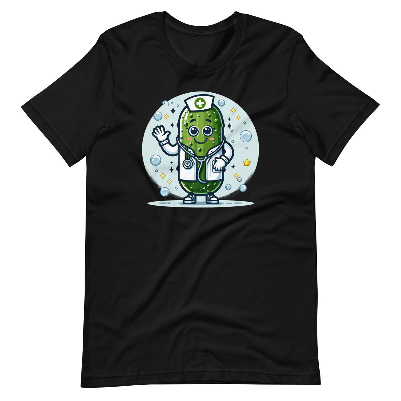 Funny Doctor Nurse Pickle Physician Art Unisex T-Shirt