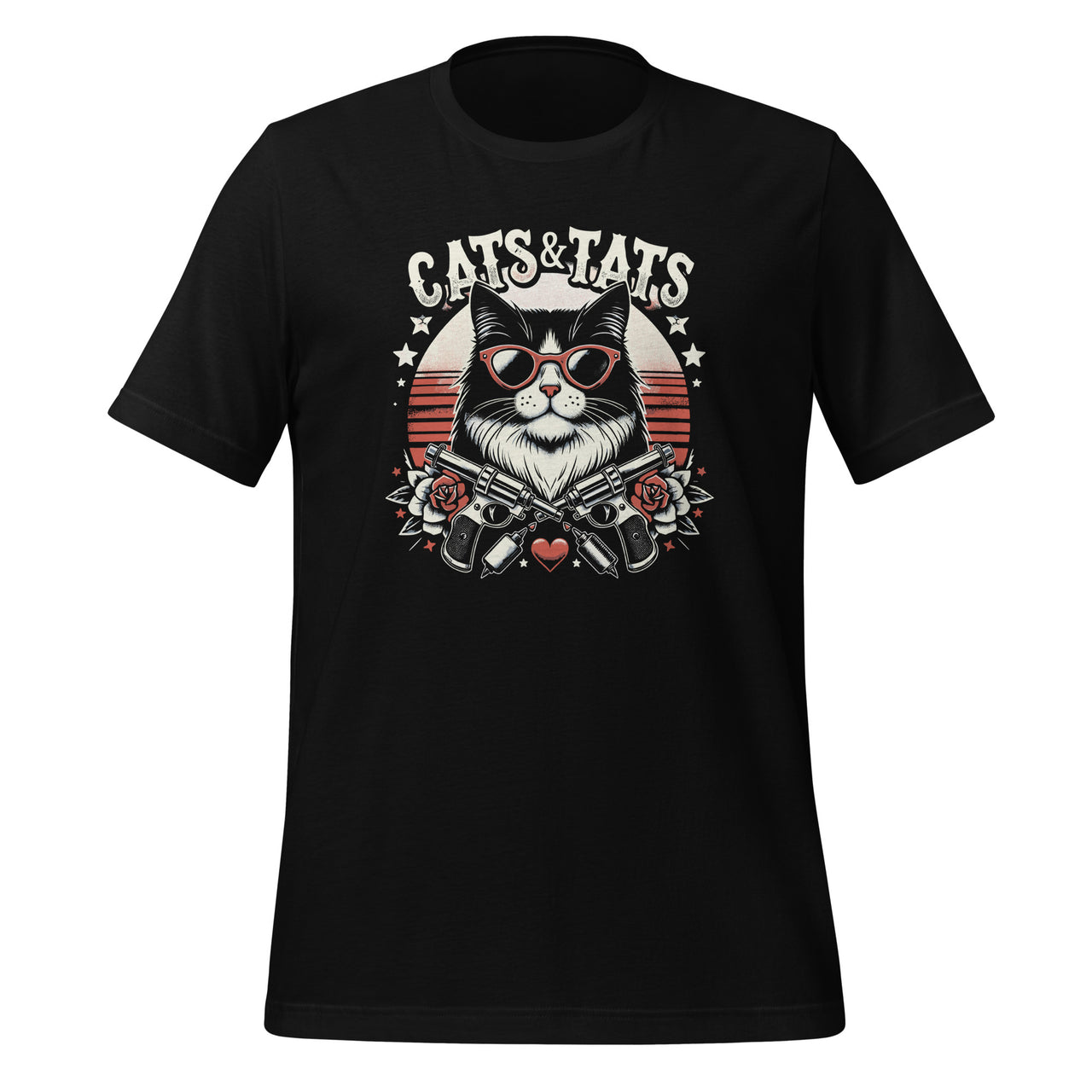 Cats And Tats Inking Tattoo Lover Tattooing Kitty Owner Unisex T-Shirt