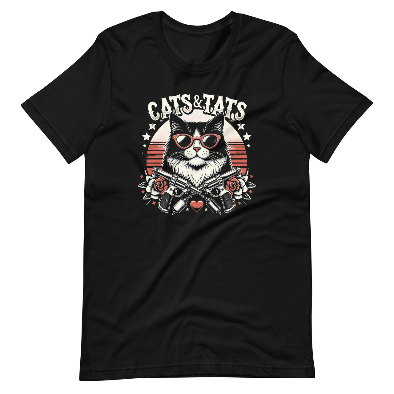 Cats And Tats Inking Tattoo Lover Tattooing Kitty Owner Unisex T-Shirt