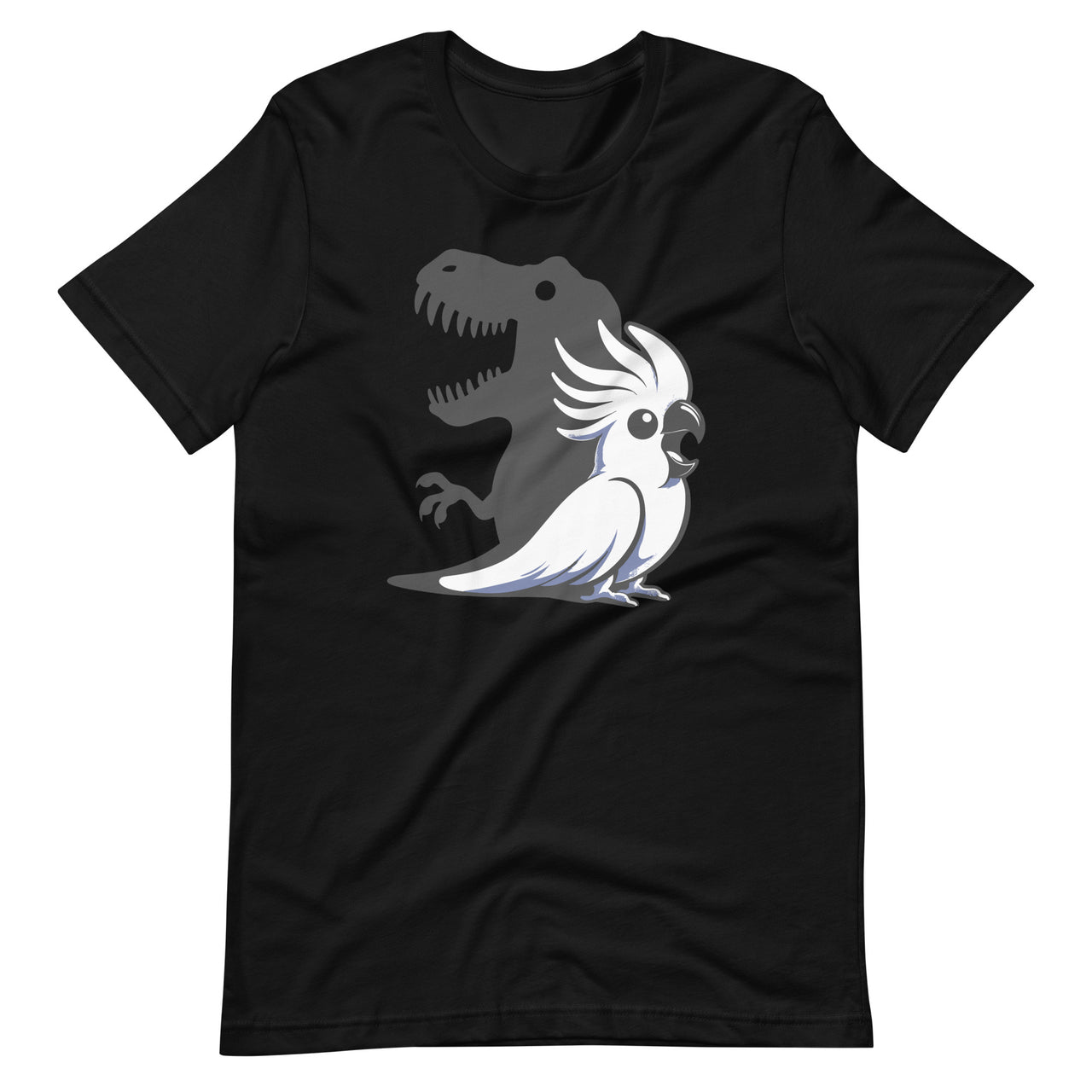 Cute Screaming Parrot Bird Day Memes Funny T Rex Cockatoo Unisex T-Shirt