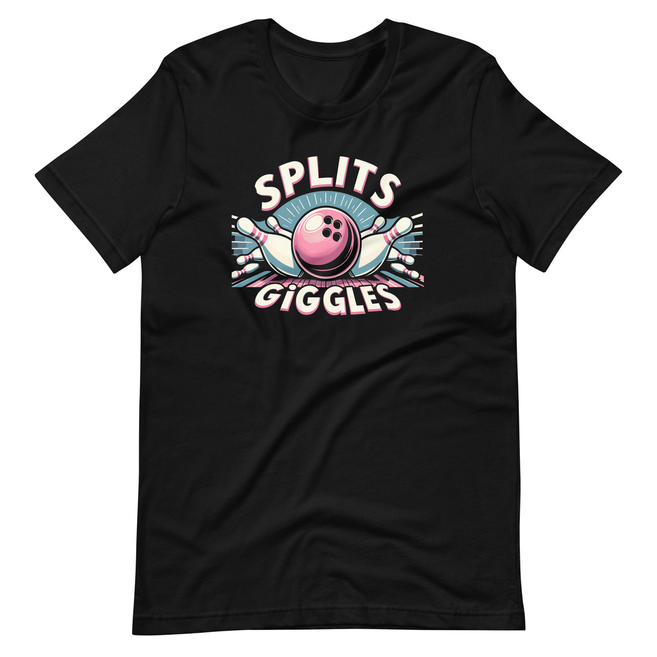 Splits 'N Giggles Funny Bowling Team Bowler Sports Player Unisex T-Shirt