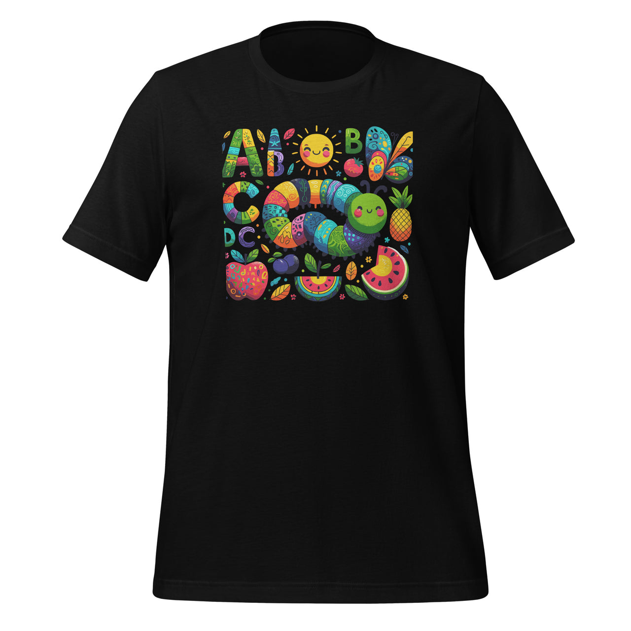 Cute Hungry Caterpillar Transformation Back To School Unisex T-Shirt