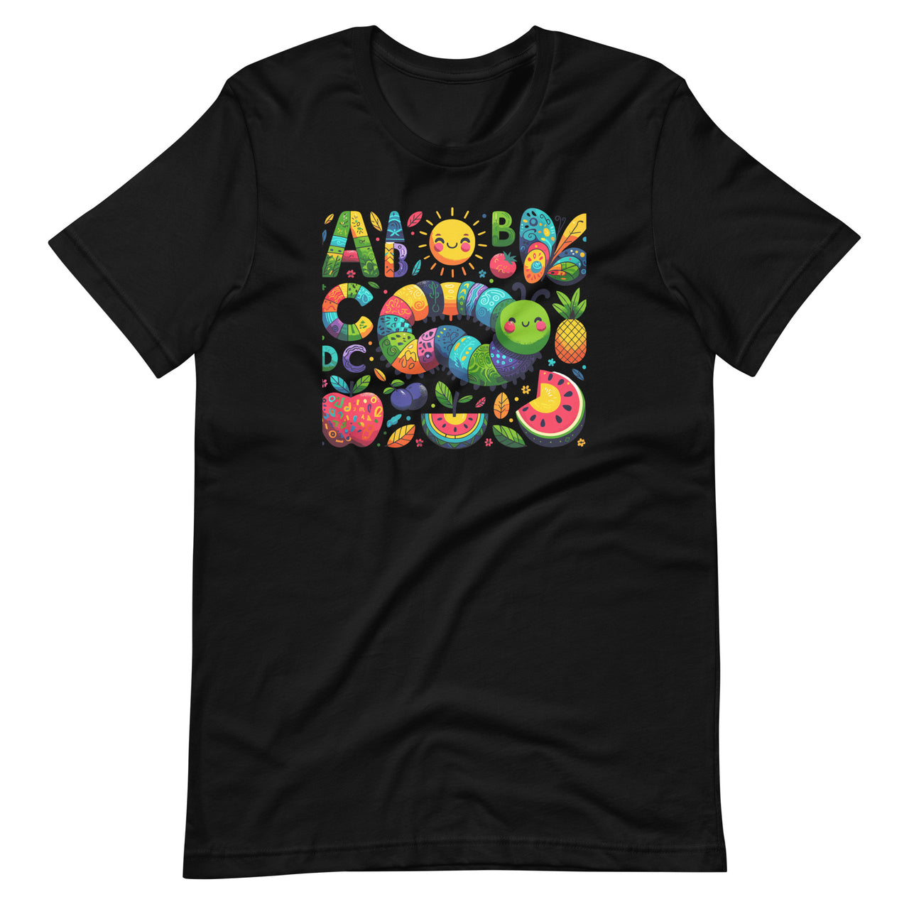 Cute Hungry Caterpillar Transformation Back To School Unisex T-Shirt