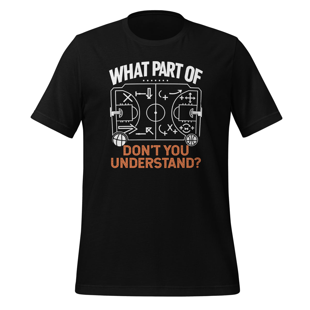 What Part Of Don't You Understand Basketball Coach Fan Game Unisex T-Shirt