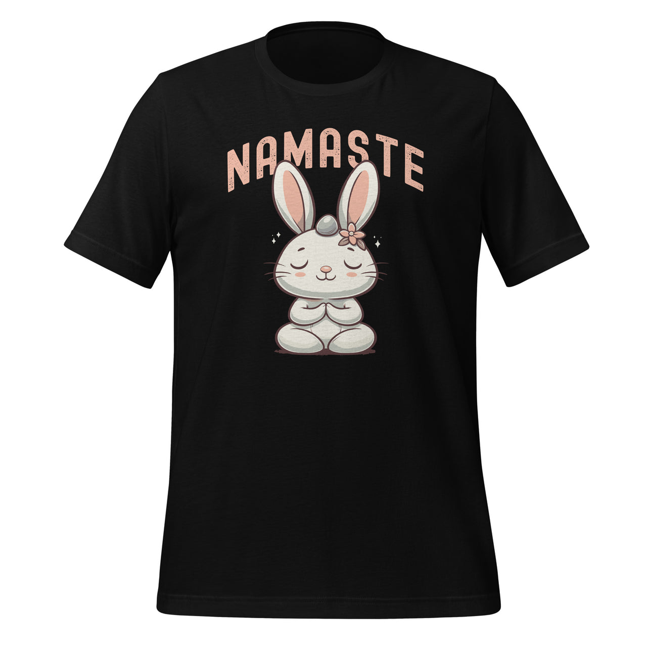 Namaste Easter Rabbit Zen Yoga Inner Peace Spiritual Unisex T-Shirt