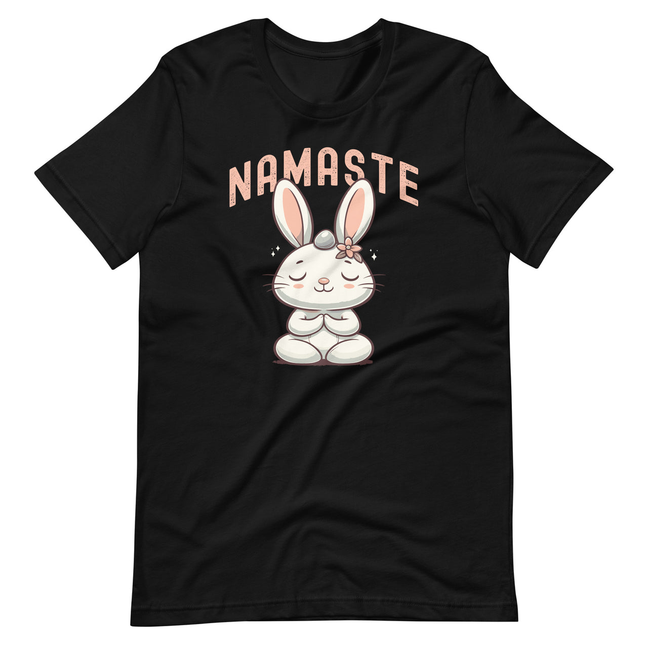 Namaste Easter Rabbit Zen Yoga Inner Peace Spiritual Unisex T-Shirt