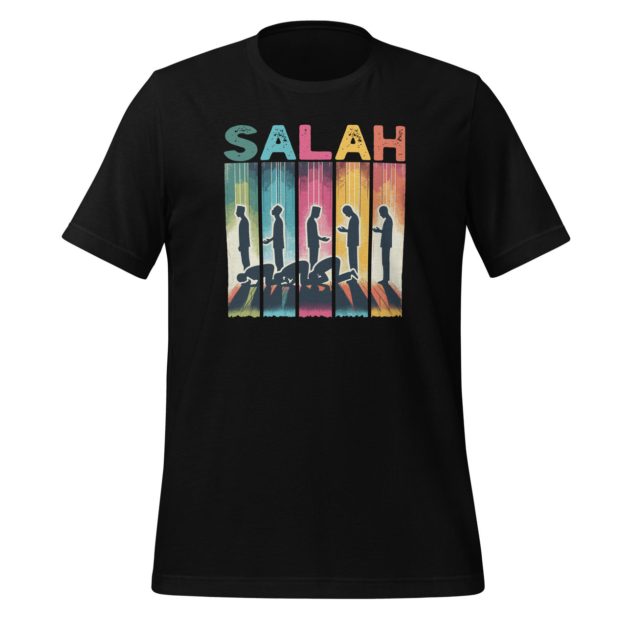 Ramadan Kareem First Salah Positions Praying Eid Muslim Unisex T-Shirt