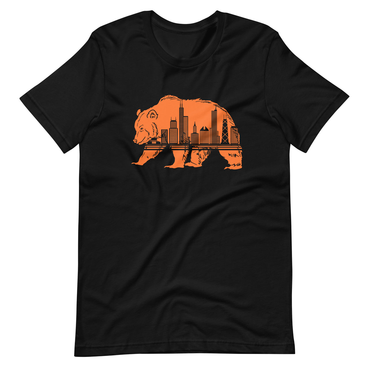 Chicago Downtown City Skyline Illinois Pride T-Shirt