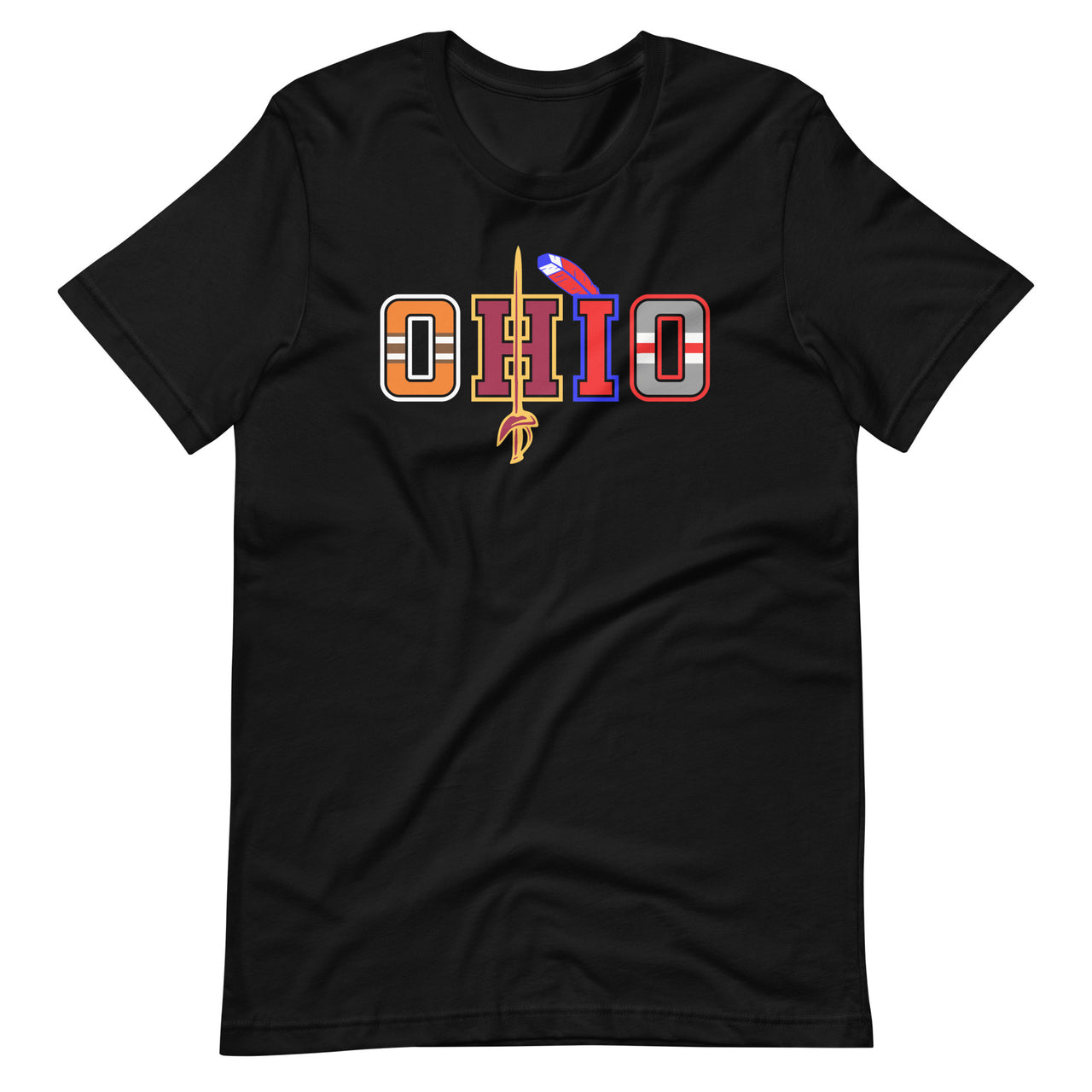 OHIO Sports Fans Cleveland and Columbus Vintage Unisex T-Shirt