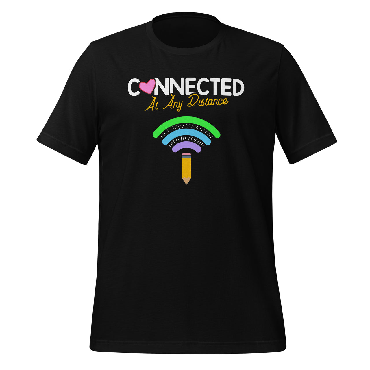 Connected At Any Distance - Kindergarten Back To School Short-Sleeve Unisex T-Shirt