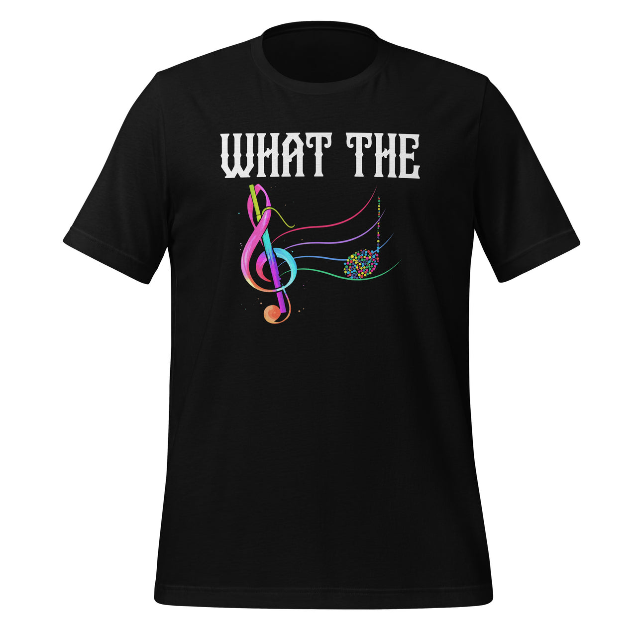 What The F Music Funny Musical Note Key - Novelty Short-Sleeve Unisex T-Shirt