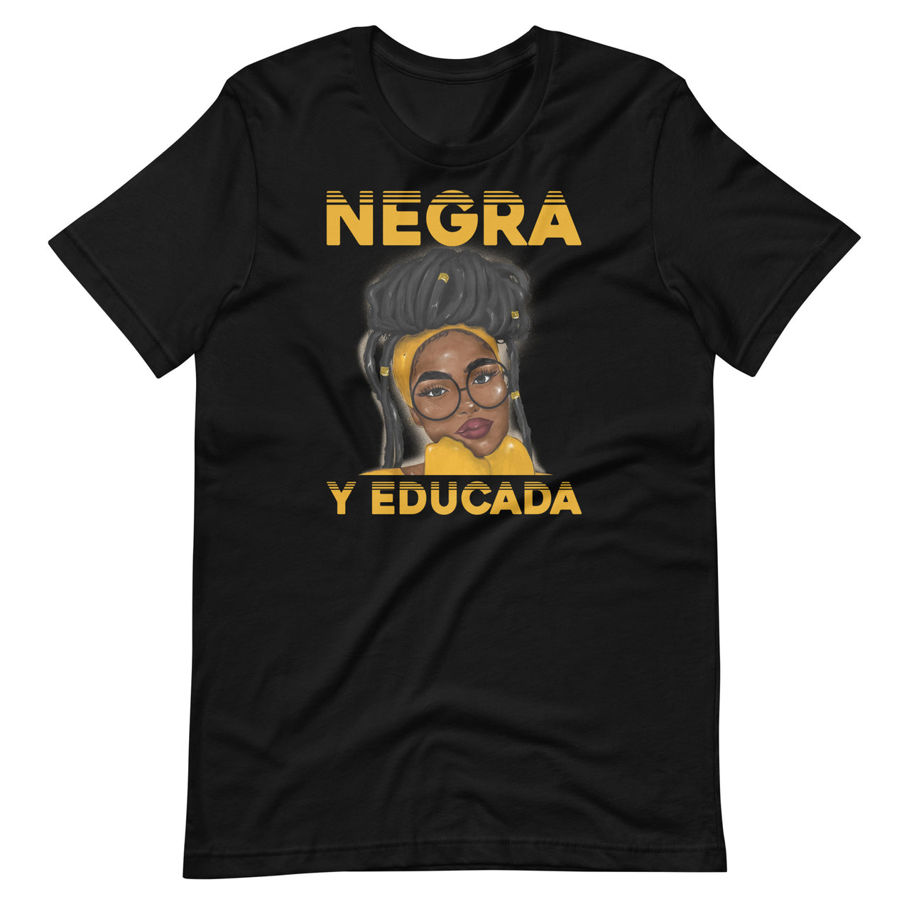 Negra Y Educada - Black Girl Woman Pride Short-Sleeve Unisex T-Shirt