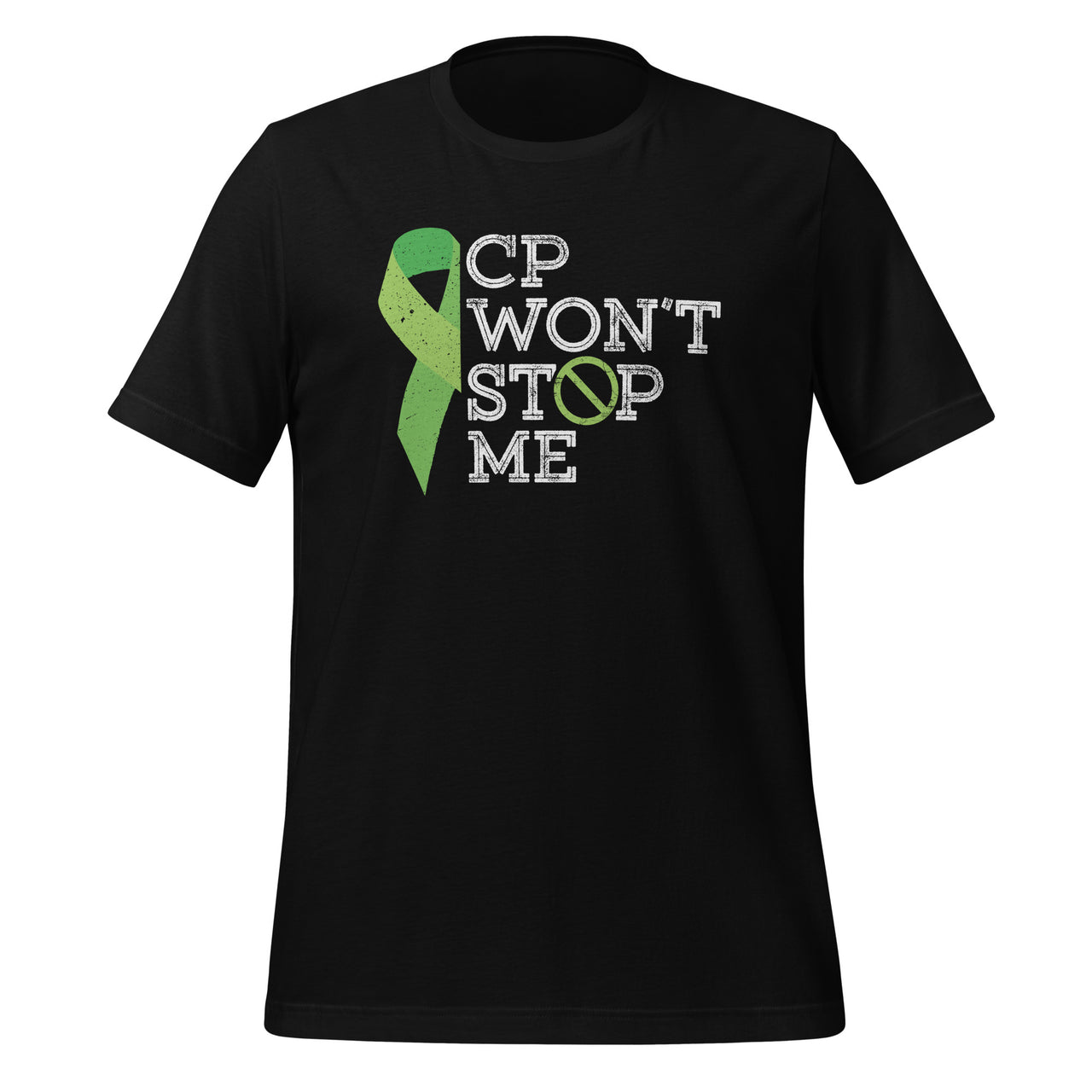 CP Won't Stop Me - Cerebral Palsy Awareness Brain Damage Short-Sleeve Unisex T-Shirt