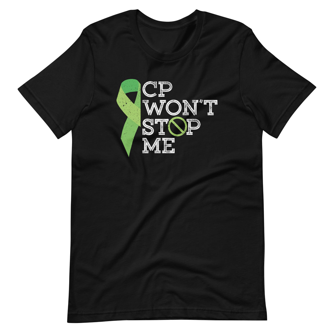 CP Won't Stop Me - Cerebral Palsy Awareness Brain Damage Short-Sleeve Unisex T-Shirt