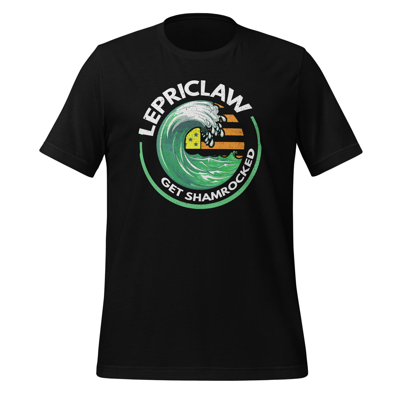 Lepriclaw Get Shamrocked-St. Patricks Day Irish Drinking Fun Short-Sleeve Unisex T-Shirt