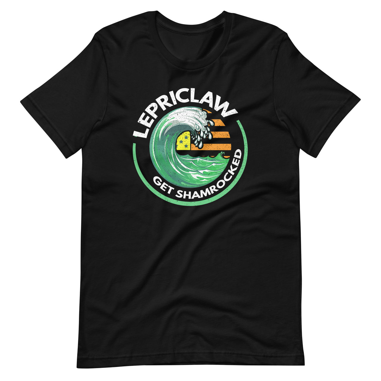 Lepriclaw Get Shamrocked-St. Patricks Day Irish Drinking Fun Short-Sleeve Unisex T-Shirt