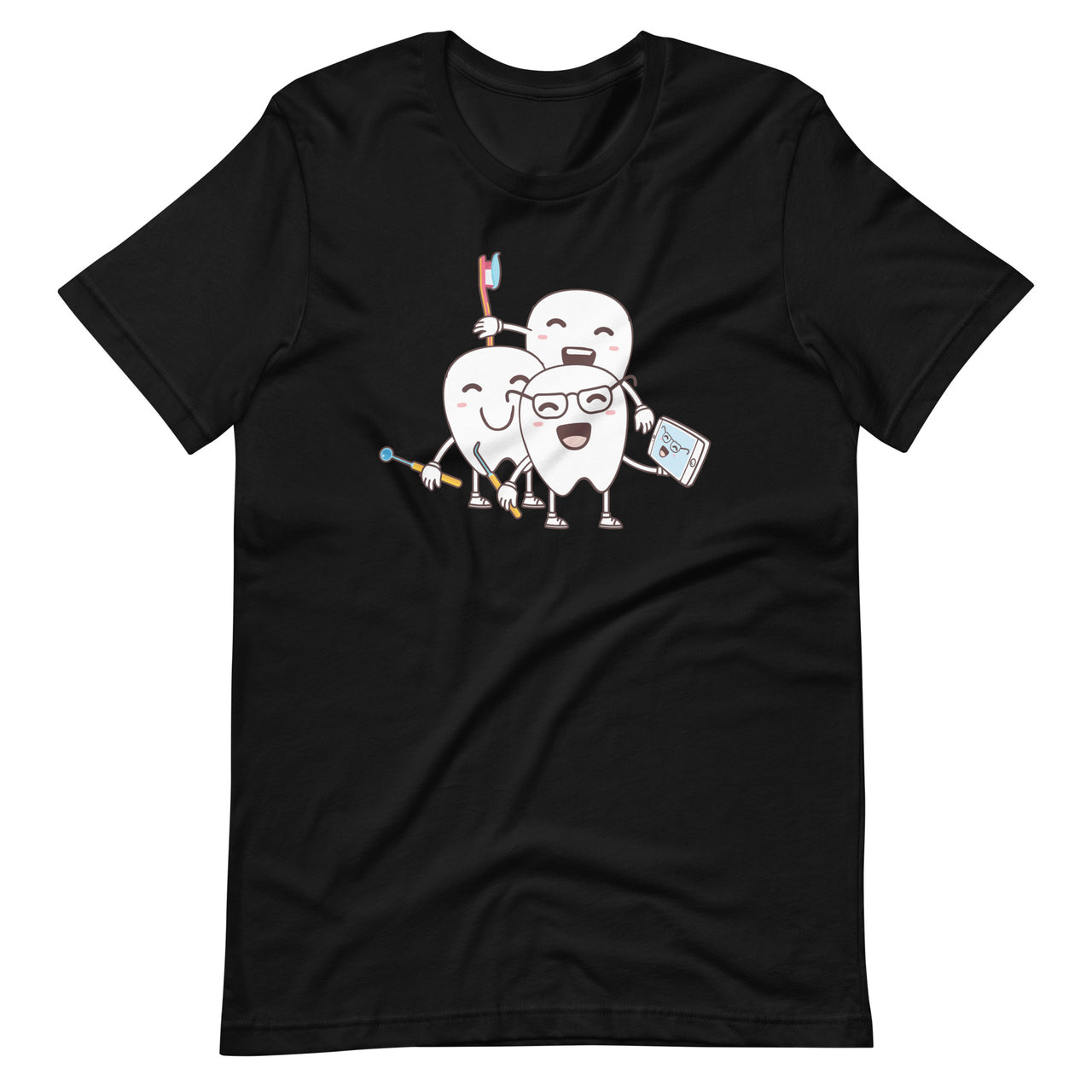 Molar Selfie - Funny Dentist Teeths Tooth Smile Dentistry Short-Sleeve Unisex T-Shirt