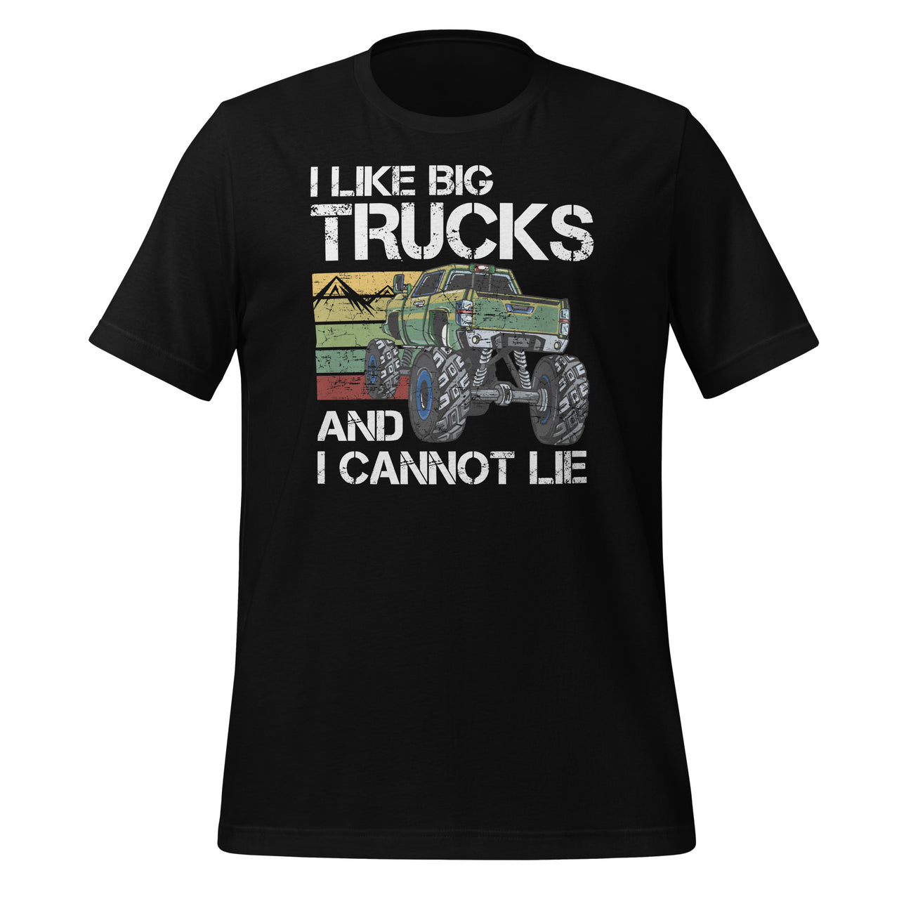 I Like Big Trucks and I Cannot Lie - Vintage Retro Truck Short-Sleeve Unisex T-Shirt