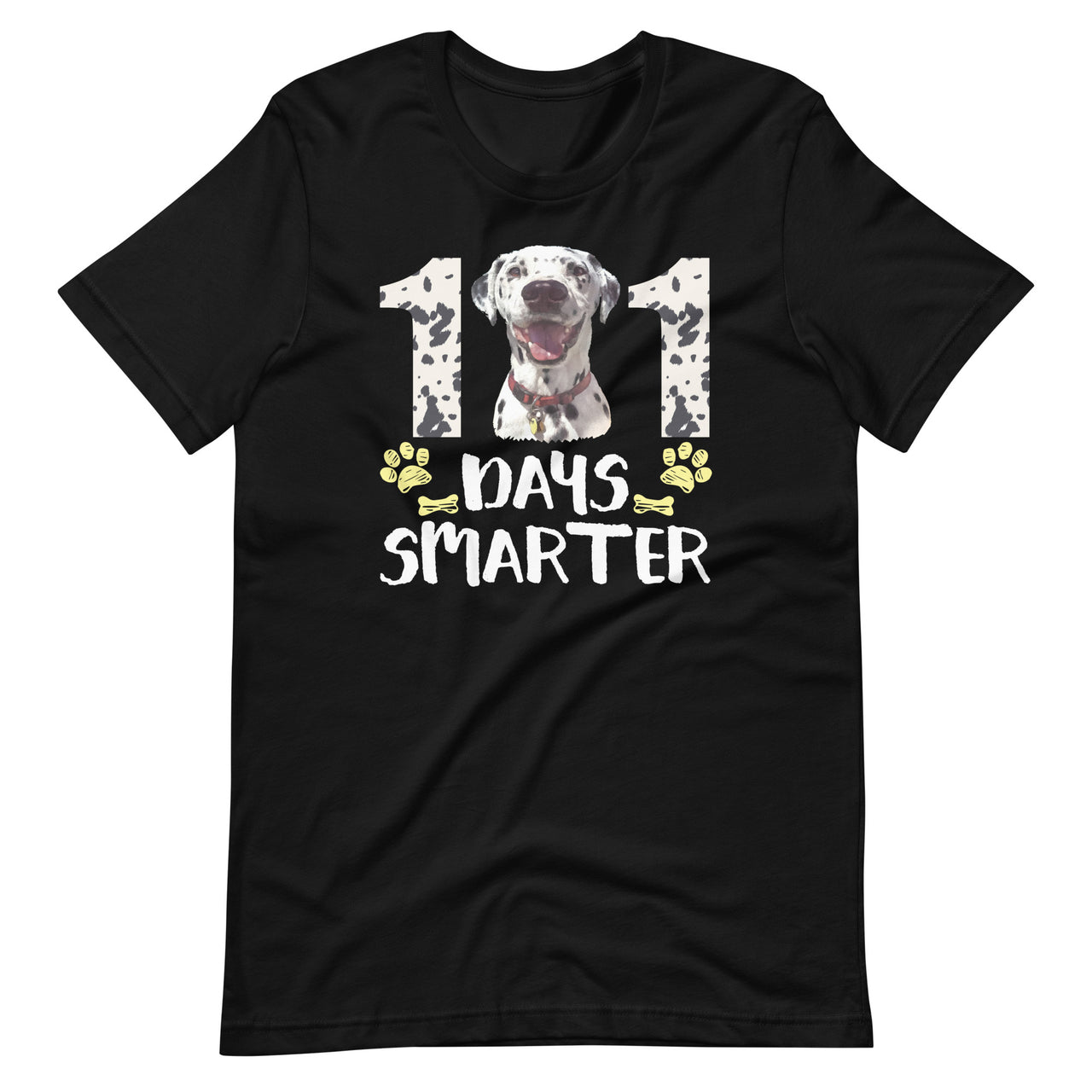 101 Days Smarter - Dalmatian Dogs School Teacher Short-Sleeve Unisex T-Shirt