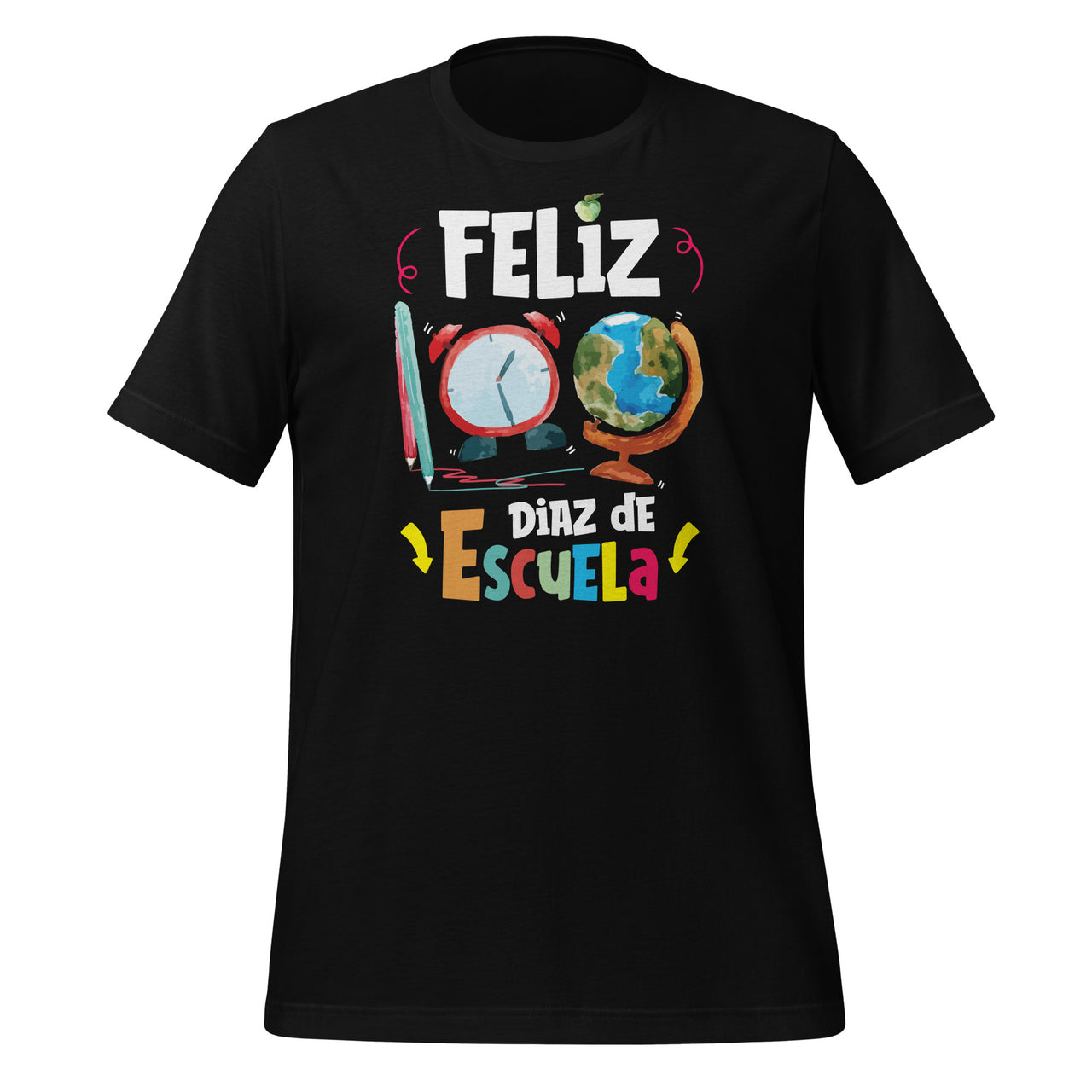 Feliz 100 Dias De Escuela - Spanish Happy 100 Days of School Short-Sleeve Unisex T-Shirt