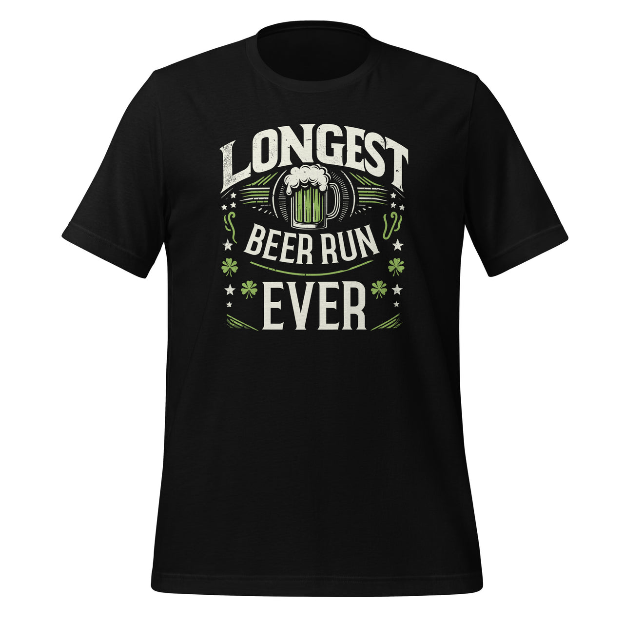 Longest Beer Run Ever St Patricks Day 5K Clover Unisex T-Shirt