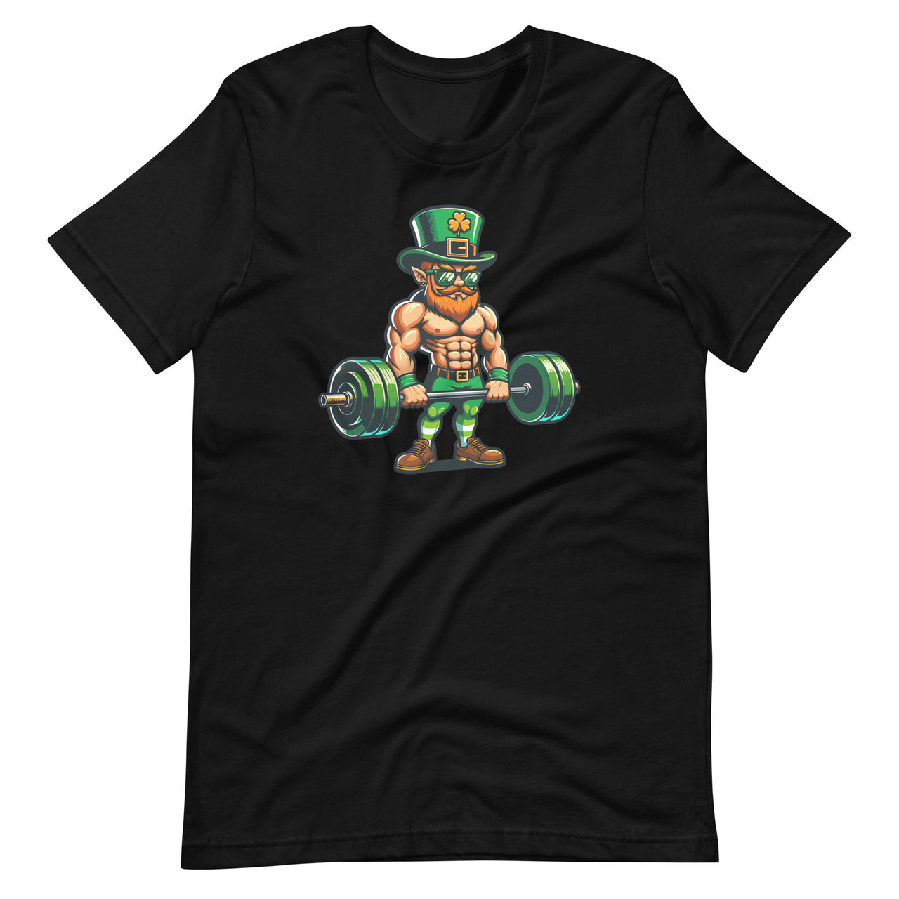 Leprechaun St Patricks Day Weightlifting Deadlift Unisex T-Shirt