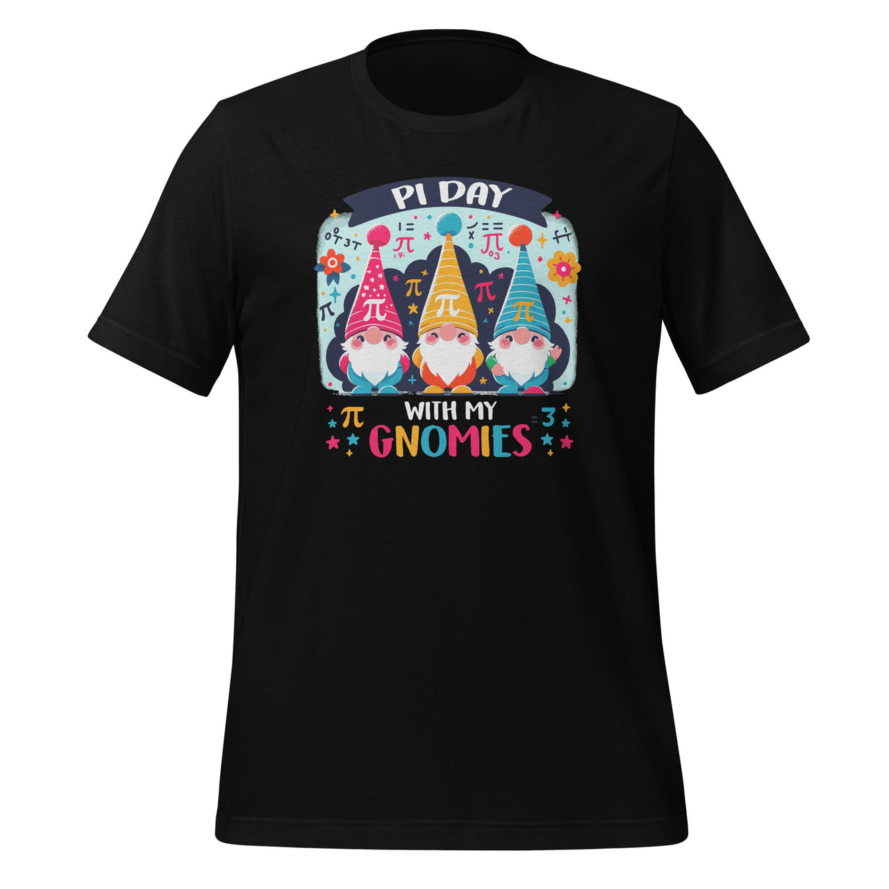 Pi Day With Gnome Teacher Teaching Gnomie Lovers Unisex T-Shirt