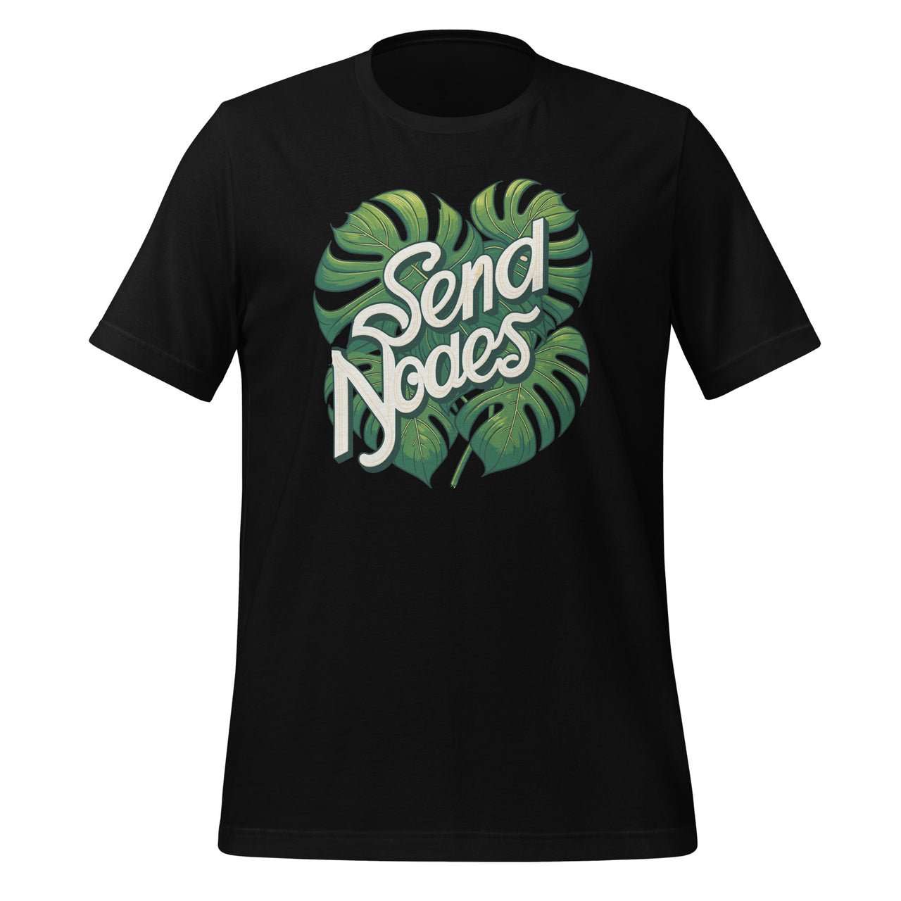 Send Nodes Plant Lovers Monstera Albo Plant Appreciation Day Unisex T-Shirt