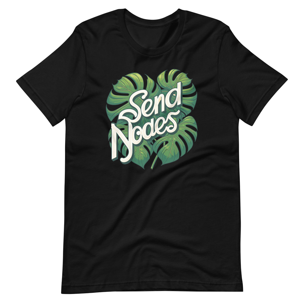 Send Nodes Plant Lovers Monstera Albo Plant Appreciation Day Unisex T-Shirt