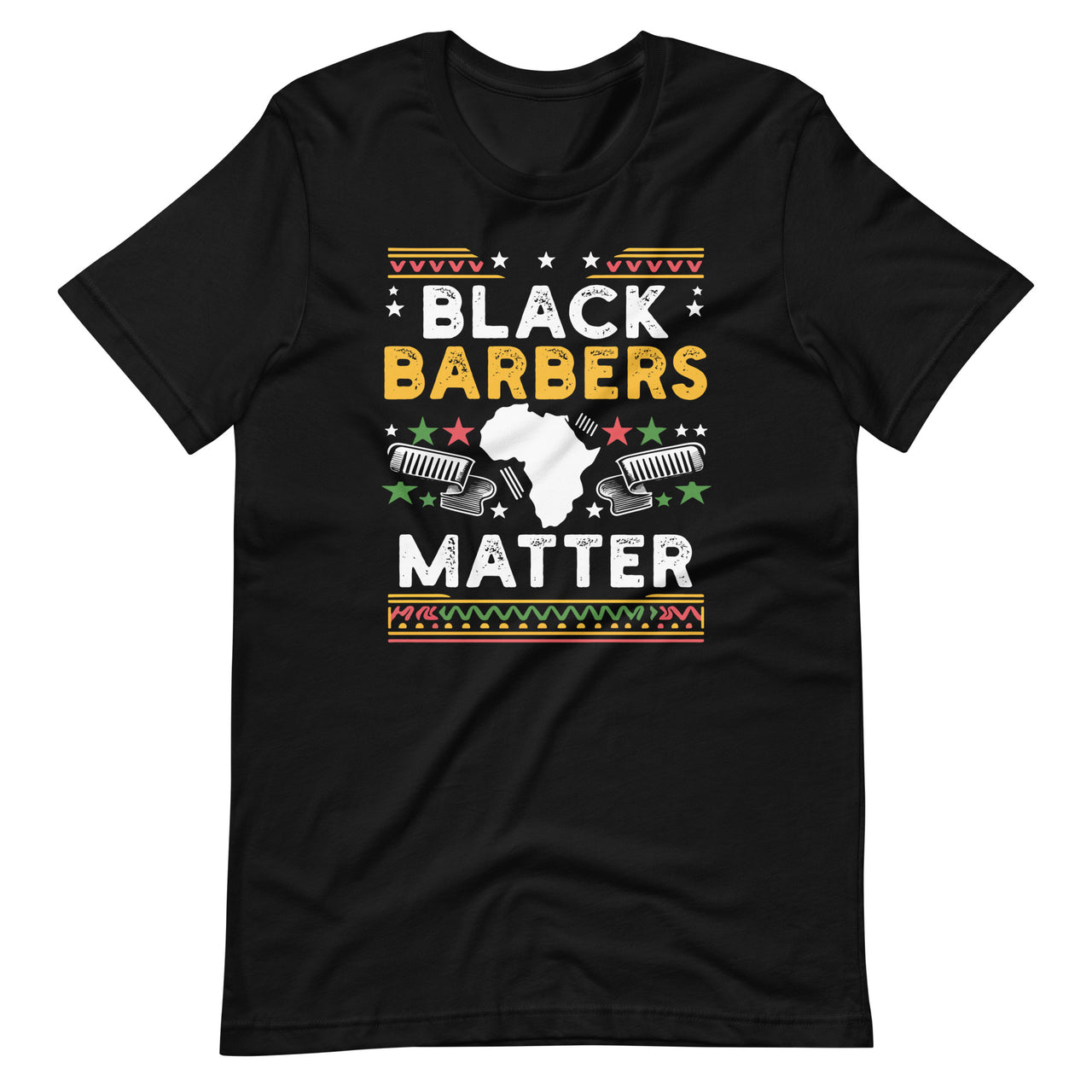 Black History Month Strong African Barber Pride Unisex T-Shirt